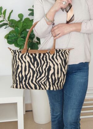 Bolso de piel - Tela
