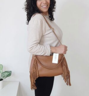 Bolso de piel - Camel
